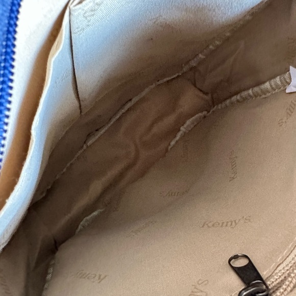 Kemy's • Crossbody Purse Handbag Bag Elephant Print • baby Blue new - Picture 8 of 10